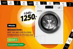 Expert Miele WEC 395 WPS Excellence PowerWash & SteamCare aanbieding