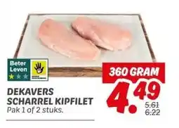 Dekamarkt Dekavers scharrel kipfilet aanbieding