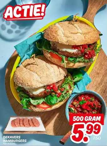 Dekamarkt Dekavers hamburgers aanbieding