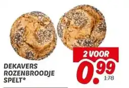 Dekamarkt Dekavers rozenbroodje spelt aanbieding