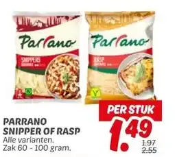 Dekamarkt Parrano snipper of rasp aanbieding