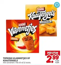 Dekamarkt Topking vlammetjes of kaastengels aanbieding