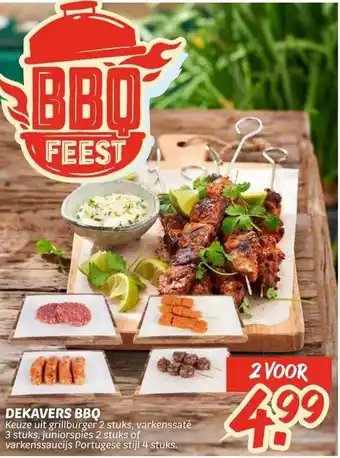 Dekamarkt Dekavers bbq aanbieding