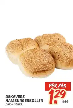 Dekamarkt Dekavers hamburgerbollen aanbieding