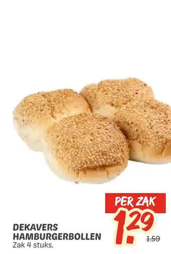 Dekamarkt Dekavers hamburgerbollen aanbieding