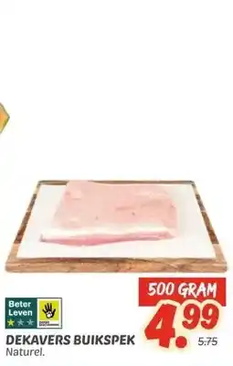 Dekamarkt Dekavers buikspek aanbieding