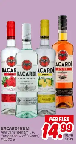 Dekamarkt Bacardi rum aanbieding
