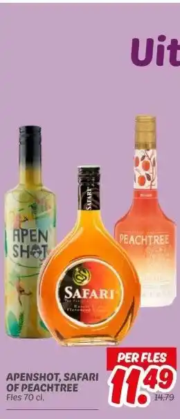 Dekamarkt Apenshot, safari of peachtree aanbieding
