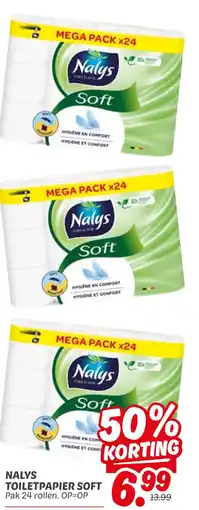 Dekamarkt Nalys toiletpapier soft aanbieding