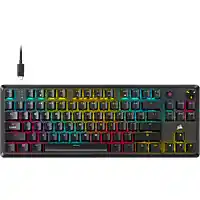 Bol.com Corsair K70 CORE TKL - Mechanisch Gaming Toetsenbord - QWERTY - RGB LED - MLX Red Switch - Zwart aanbieding