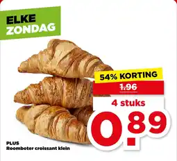 PLUS PLUS Roomboter croissant klein aanbieding