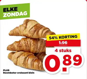 PLUS PLUS Roomboter croissant klein aanbieding