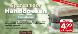 PLUS Handdoeken aanbieding
