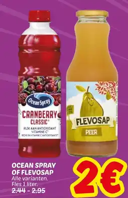 Dekamarkt Ocean spray of flevosap aanbieding
