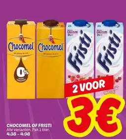 Dekamarkt Chocomel of fristi aanbieding