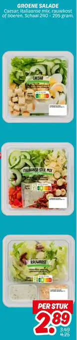 Dekamarkt Groene salade aanbieding