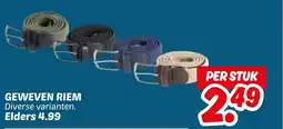 Dekamarkt Geweven riem aanbieding