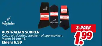 Dekamarkt Australian sokken aanbieding