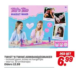 Dekamarkt Twist 'n twine armbandjesmaker aanbieding