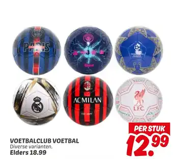 Dekamarkt Voetbalclub voetbal aanbieding