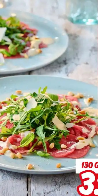 Dekamarkt Dekavers carpaccio aanbieding
