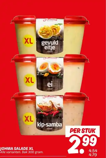 Dekamarkt Johma salade xl aanbieding
