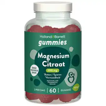 Holland & Barrett Holland & Barrett Magnesium Citraat Gummies - 60 gummies aanbieding