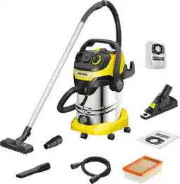 Coolblue Karcher WD 6 P S V-30/6/22/T incl. boorstofopvanger + stofzuigerzakken (4x) aanbieding