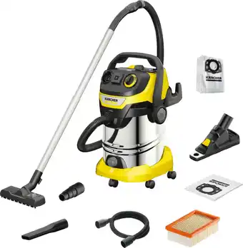 Coolblue Karcher WD 6 P S V-30/6/22/T incl. boorstofopvanger + stofzuigerzakken (4x) aanbieding