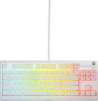 Coolblue SteelSeries Apex 3 TKL Gaming Toetsenbord Qwerty Wit aanbieding