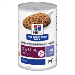 Zooplus 24 + 12 gratis! 36 x 360 g / 370 g Hill's Prescription Diet - i/d Low Fat Digestive Care (36 x 360g) aanbieding