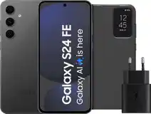 Coolblue Samsung Galaxy S24 FE 128GB Grijs 5G + Accessoirepakket aanbieding