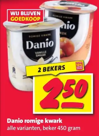 Nettorama Danio romige kwark aanbieding