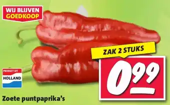 Nettorama Zoete puntpaprika's aanbieding