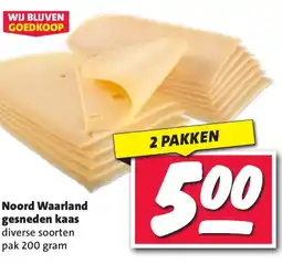 Nettorama Noord Waarland gesneden kaas aanbieding