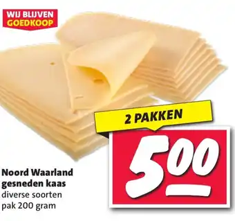 Nettorama Noord Waarland gesneden kaas aanbieding