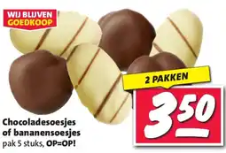 Nettorama Chocoladesoesjes of bananensoesjes aanbieding