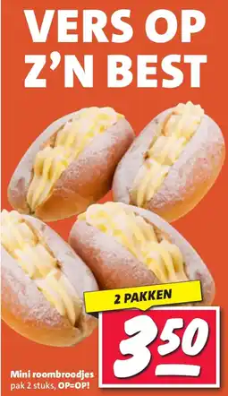 Nettorama Mini roombroodjes aanbieding