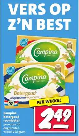 Nettorama Campina botergoud roomboter aanbieding