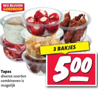 Nettorama Tapas diverse soorten combineren is mogelijk aanbieding