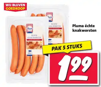 Nettorama Pluma échte knakworsten aanbieding