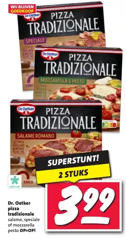 Nettorama Dr. Oetker pizza tradizionale aanbieding