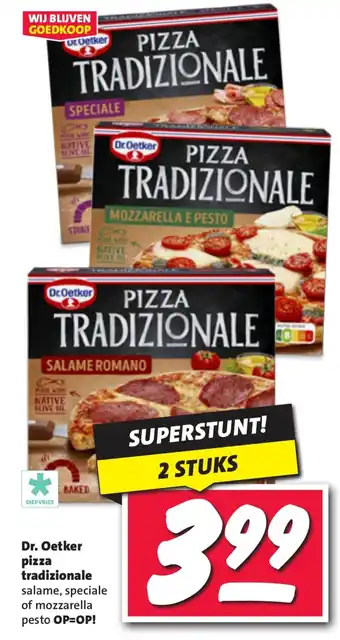 Nettorama Dr. Oetker pizza tradizionale aanbieding