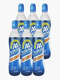 Flink AA Iso-Lemon 50cl 6x aanbieding