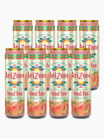 Flink Arizona Iced Tea Peach 33cl 8x aanbieding