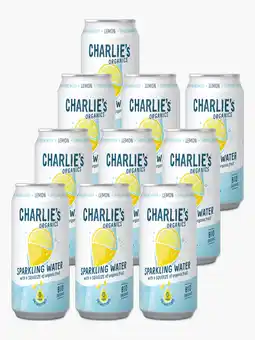 Flink Charlie's Organics Sparkling bio Lemon 33cl 10x aanbieding
