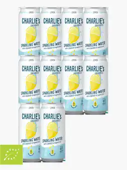 Flink Charlie's Organics Sparkling bio Lemon 33cl 10x aanbieding