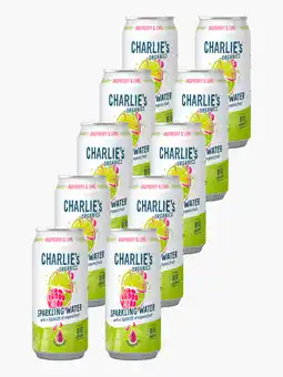 Flink Charlie's Organics Sparkling bio Raspberry & Lime 33cl 10x aanbieding
