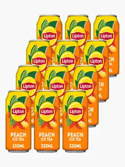 Flink Lipton Ice Tea Peach 33cl 12x aanbieding