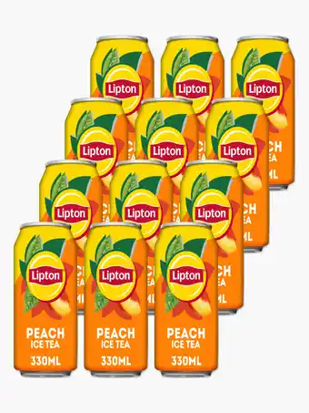 Flink Lipton Ice Tea Peach 33cl 12x aanbieding